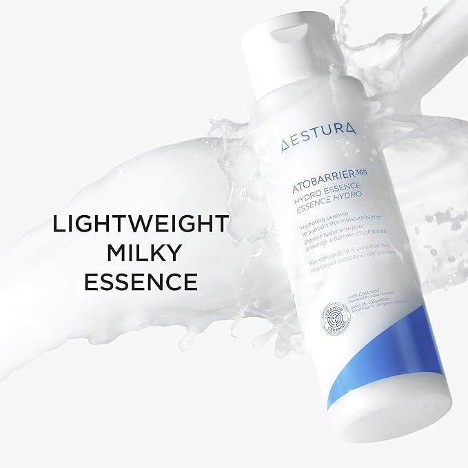 AESTURA ATOBARRIER365 Hydro Essence with Hydrating Amino Acids | Lightweight Formula, Deep Hydration, Suitable for Dry & Sensitive Skin, Non-Comedogenic, 100ML / 3.38 fl. oz.