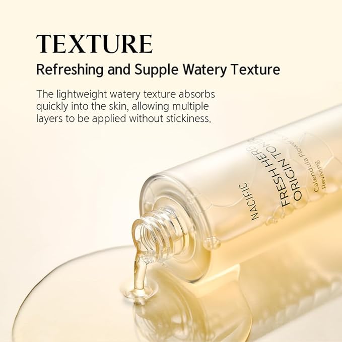 NACIFIC Fresh Herb Origin Facial Toner 5.07 fl. oz 150ml with Vitamin B, Vitamin C Radiance Skin's Moisture Barrier Korean Skincare for All Skin Types