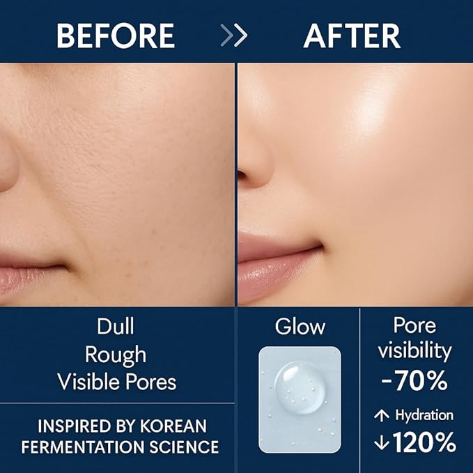 [TRANATA] Rice Punch Peptide Capsule Serum Pore tightening – Korean rice skincare with 80% Rice peptide for Glass Skin Glow Pore tightening Hydration peptide Rice& Lactobacillus for Face