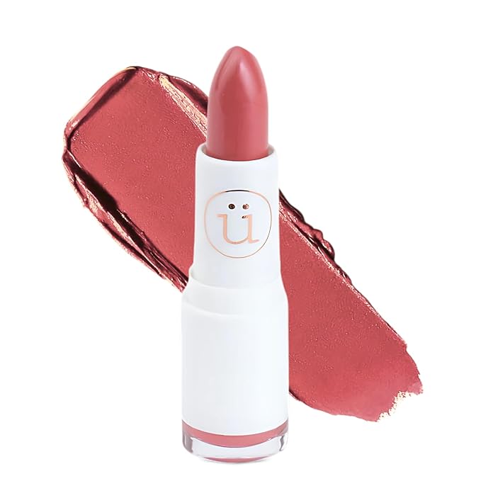 M2U NYC Soft Blush Moisturizing Lipstick with Semi-Matte Finish – Intense Pigment, Full Coverage, Non-Drying, Creamy Formula with Hydrating Lip-Loving Ingredients – Cruelty-Free (Born with Shine)