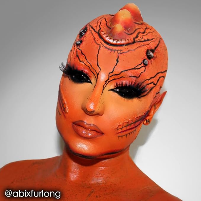 Mehron Makeup CreamBlend Stick | Face Paint, Body Paint, & Foundation Cream Makeup | Perfect for Halloween (.75 oz) (ORANGE)