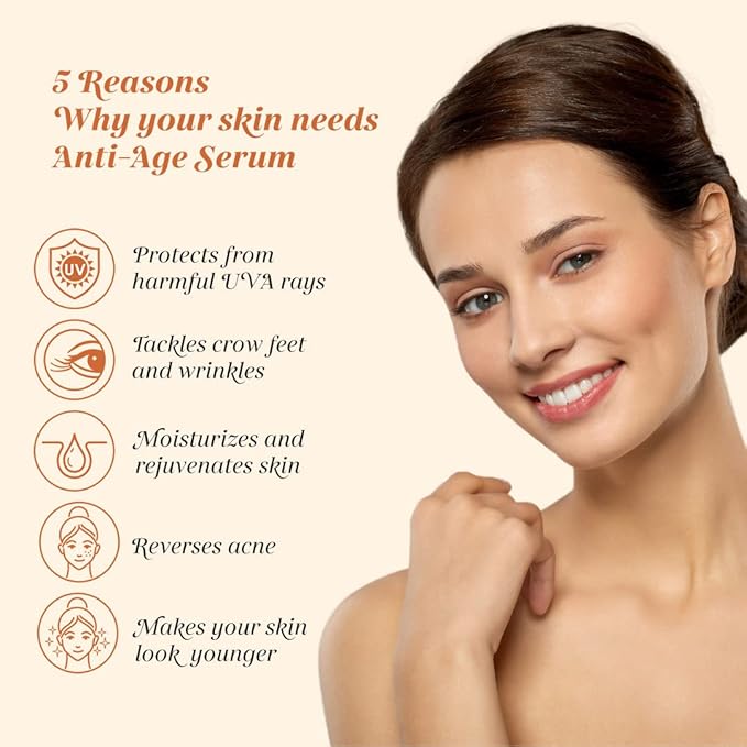 Shankara Ageless Vitamin C Serum with Gotu Kola for Hydrated, Younger-Looking Skin – Herbal Neck and Face Serum for Dark Spots, Fine Lines, Wrinkles – Cruelty-Free, Fragrance-Free (30ml)