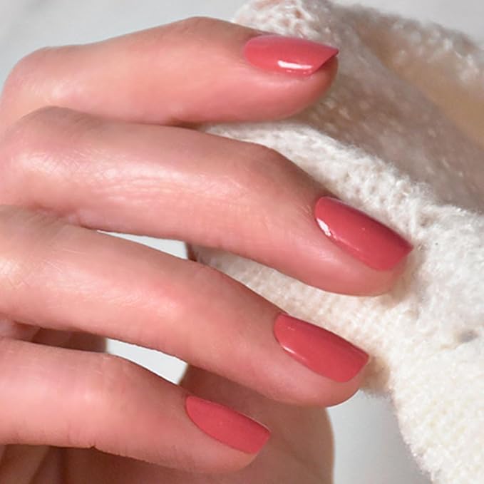 Manucurist - Green Bois de Rose Nail Polish - Dusty Pink Nail Polish - 9-Free, Vegan and Plant-Based - Manicure - Made in France - 0.5 fl oz