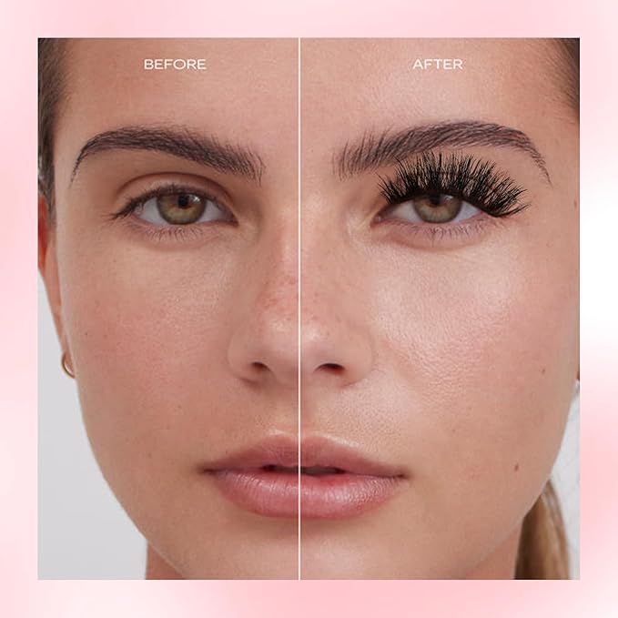 Strip Lashes Kit Fluffy False Eyelashes With Strip Lash Glue Mink 10 Pairs False Lashes Magnetic Lashes Kit by GEMERRY, A04