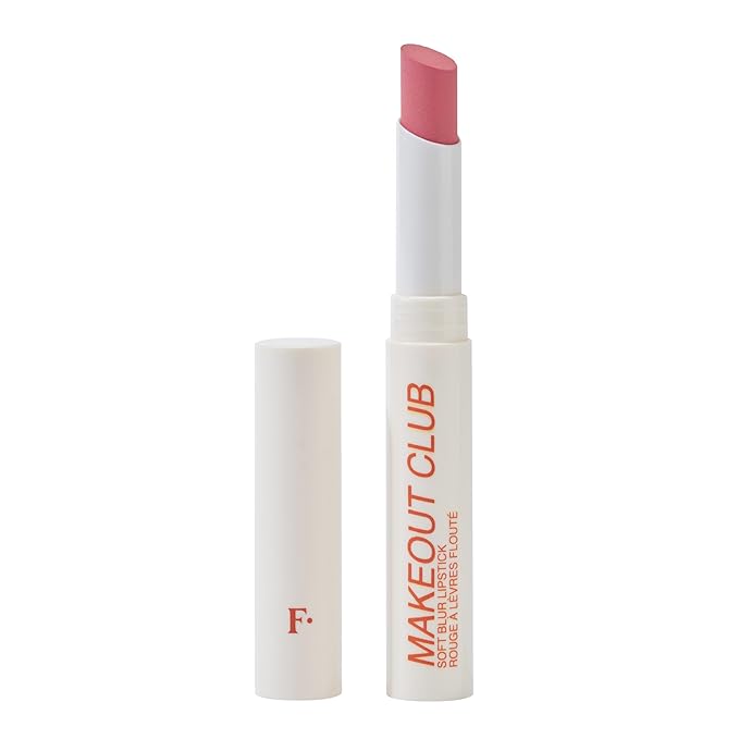 Freck Beauty MAKEOUT CLUB Soft Blur Lipstick – Medium-to-Full Coverage, 8-Hour Wear, Transfer-Proof, Buildable Soft Matte Finish, Wearable Color for All Skin Tones | THE MOMENT (Muted Rose)