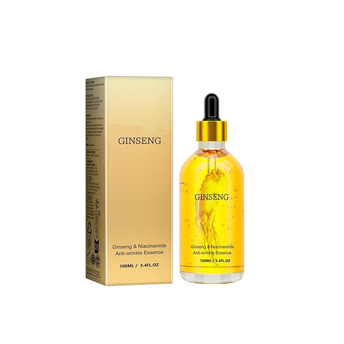 Ginseng & Niacinamide Anti-Wrinkle Facial Essence, 3.4 FL OZ, Moisturizing Serum