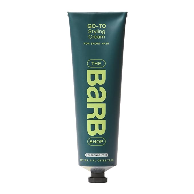 Barb Styling Cream for Women and Men - Soft Hold Hair Styling Cream for Curl Definition and Frizz Control - Lightweight, Natural Finish - Fragrance Free - 3 fl oz