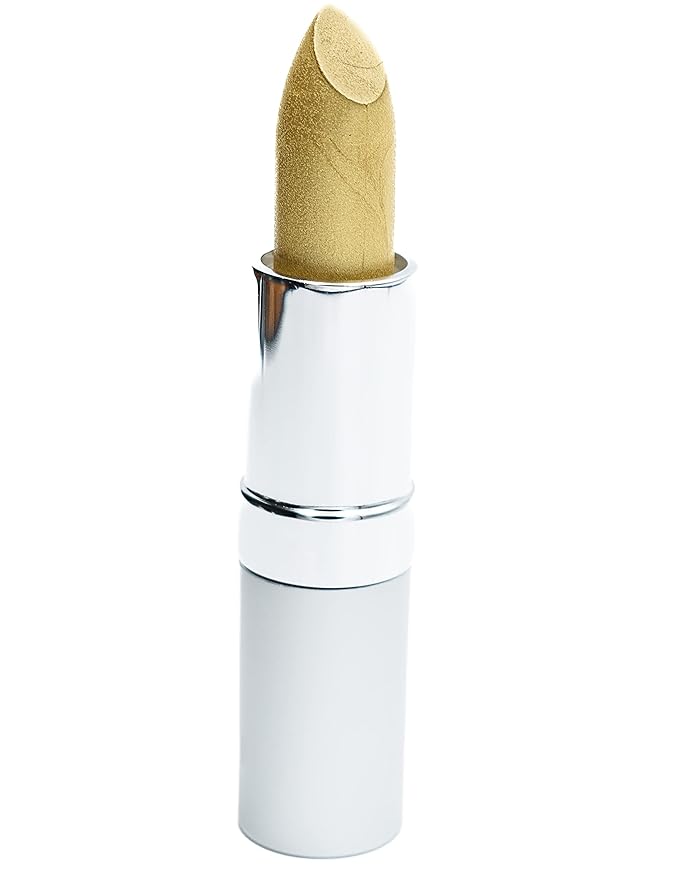 Glimmer Gold Metallic Famous Creamy Shiny Lipstick Color Moisturizing Paraben Free, No Animal Testing & Cruelty Free Lip Makeup Color