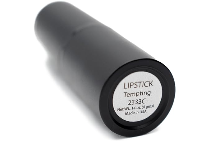 Tempting Deep Dark Red Lipstick Color Moisturizing Paraben Free, No Animal Testing & Cruelty Free Lip Makeup Color