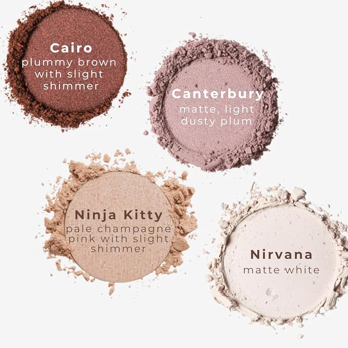 Honeybee Gardens 'Skinny Dip II' Refillable Eye Shadow Palette : Natural Ingredients : Gluten Free : Vegan : Paraben Free