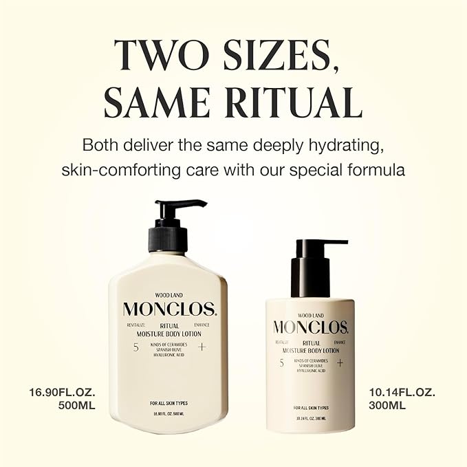 Ritual Moisture Body Lotion (16.9 fl oz) - Hydrating pH-Balanced Body Moisturizer with Olive Oil, Squalane, and 5-Complex Hyaluronic Acid for Smooth and Comfortable Skin