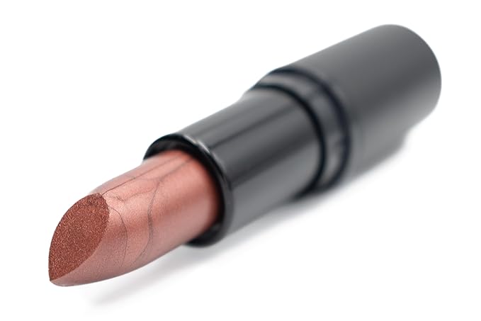 Copper Penny Gold Flecked Rust Red Lipstick Color Shimmering Paraben Free, No Animal Testing & Cruelty Free Lip Makeup Color