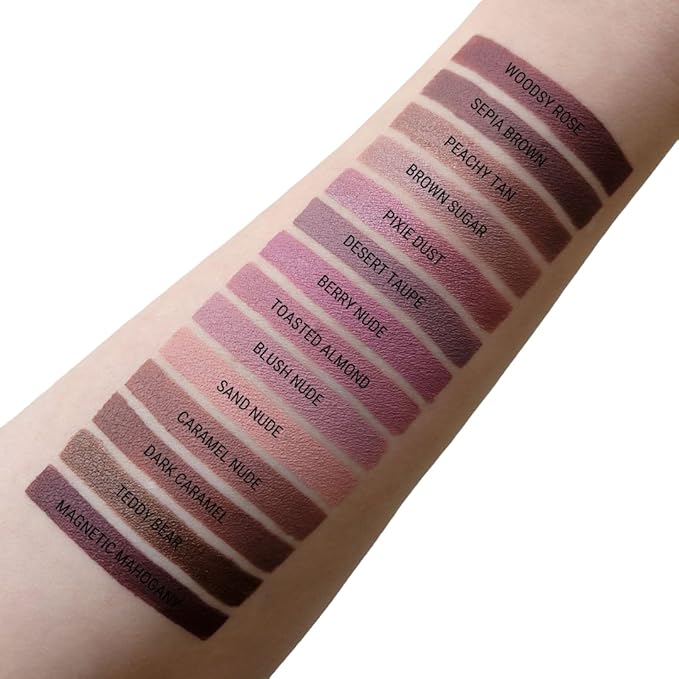 Aromi Matte Liquid Lipstick | Long-Lasting, Light, Pale Pink Lip Color, Waterproof, Vegan, Cruelty-free, Rosy Beige, Gluten Free (Blush Nude)