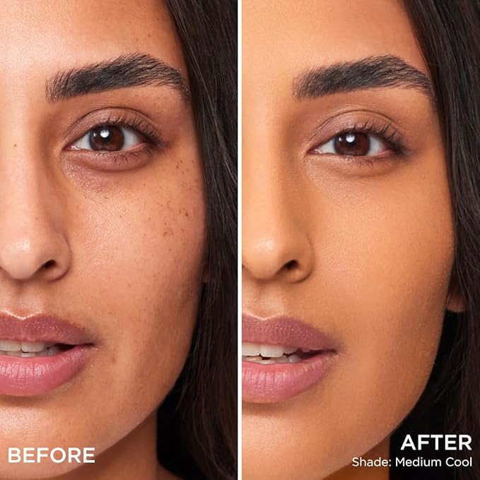 HALEYS Re-wind Blurring Full Coverage Concealer (Fair/Light - Neutral), Brighten, Reduce redness, dark circles and fine lines, Non-Caking, Longwear, Nourishes, Lightweight, Soft-Matte Finish, V + CF