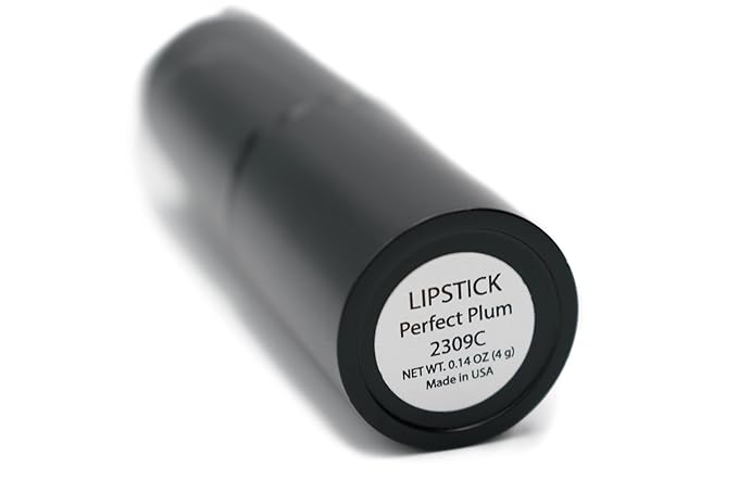 Perfect Plum Medium Red Deep Pink Lipstick Color Moisturizing Paraben Free, No Animal Testing & Cruelty Free Lip Makeup Color