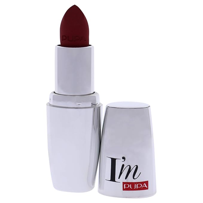 I Am Matte Pure Colour Lipstick - 073 Irresistible Burgundy by Pupa Milano for Women - 0.123 oz Lipstick