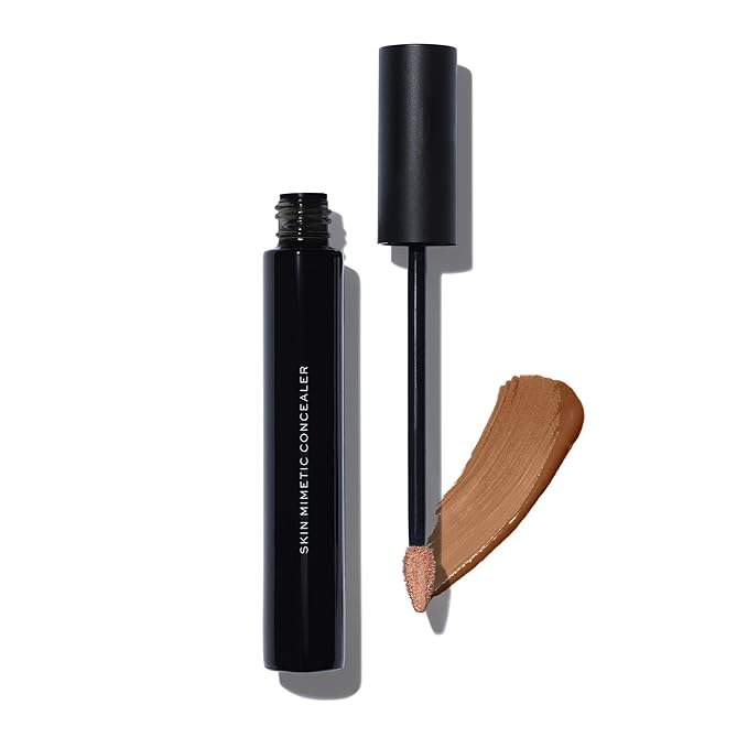 MAKE Beauty Skin Mimetic Concealer Buildable Medium Coverage Hydrating Concealer for Dark Circles Spot Concealing Brightening Crease-Free, Including Mature Skin. Radiant Finish. 14 Tan Deep Neutral