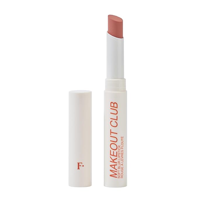 Freck Beauty MAKEOUT CLUB Soft Blur Lipstick – Medium-to-Full Coverage, 8-Hour Wear, Transfer-Proof, Buildable Soft Matte Finish, Wearable Color for All Skin Tones | SHY HOTTIE (Warm Caramel)