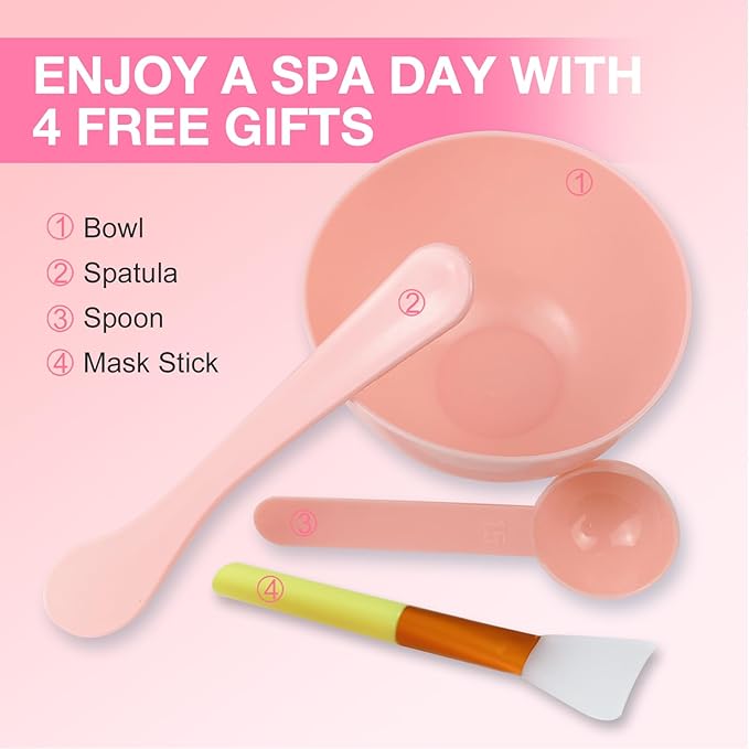 Jelly Mask for Facials Professional, Hydrating & Moisturizing Peel-Off Natural Gel Face Mask SkinCare, Professional Spa Use Jelly Face Masks, Deep Hydration & Glow 23 Fl Oz (6 Jar)