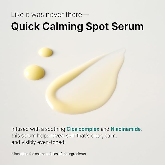 AVCA Quick Calming Cica Tea Tree Serum for Clarified and Even-Looking Skin 100ml/3.38Oz