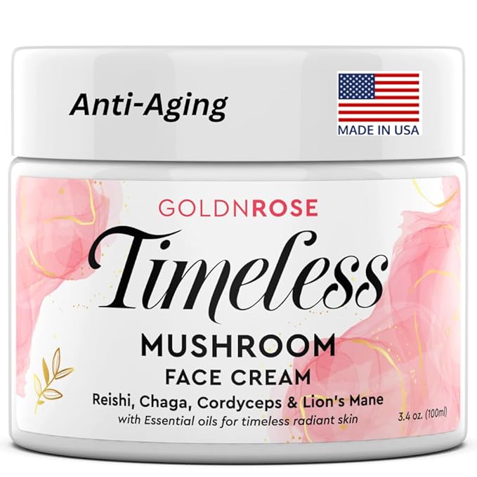 Zenrenu Anti Aging Moisturzer Face & Body Cream for Women - Reishi, Chaga, Cordyceps, Lion’s Mane Botanical Extracts & 8 Essential Oils for Silky Timeless Radiant Skin Tighening & Repair 3.4 oz