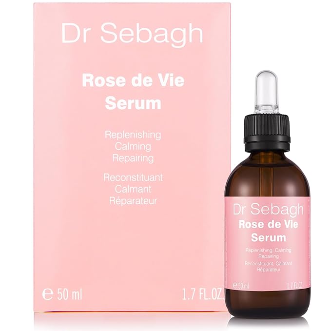 Dr Sebagh Rose de Vie Serum - 1.7 fl oz | Award-Winning Nourishing Anti-Aging Formula | Use with Dry, Mature, or Sensitive Skin | Designed to Soothe Redness & Irritation | Regenerating & Invigorating