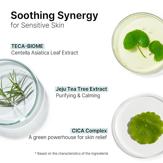 AVCA Quick Calming Cica Tea Tree Serum for Clarified and Even-Looking Skin 100ml/3.38Oz