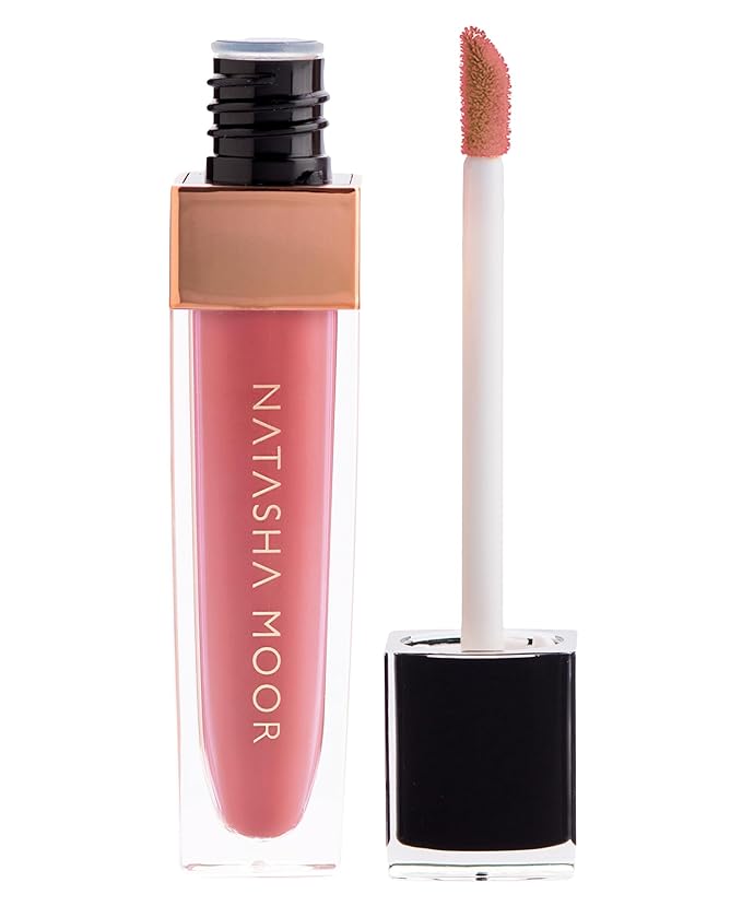 NATASHA MOOR: Molten Matte Liquid Lipstick - Long-Lasting, Hydrating, Matte Finish with Moisturizing Vitamin E - Waterproof, Kiss-Proof, Cruelty-Free - 12-Hour Stay Power - GRATITUDE