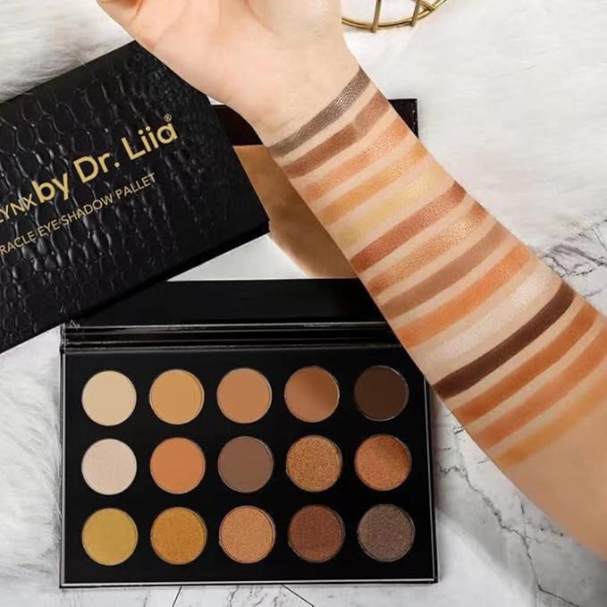 EPILYNX Neutral Eyeshadow for Sensitive Skin, Gluten Free, Hypoallergenic Eyeshadow, Cruelty Free, Vegan by Dr. Liia