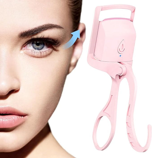 Heated Eyelash Curler, Long-Lasting Electric Lash Curler Rechargeble, for Natural Curling Eye Lashes