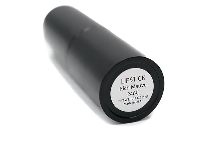 Rich Mauve Deep Dark Pink Red Lipstick Color Moisturizing Paraben Free, No Animal Testing & Cruelty Free Lip Makeup Color