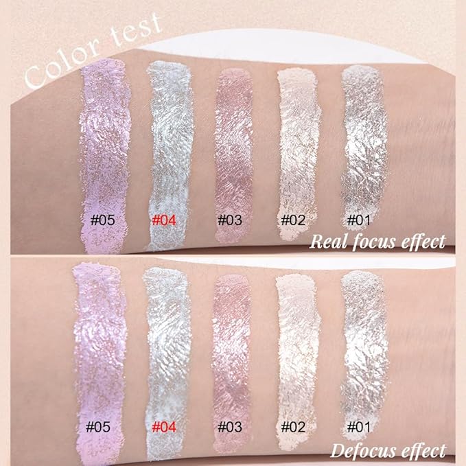 Monochrome Glitter Eyeshadow Palette,Single Light Sky Blue Shimmer Eyeshadow,Long-Lasting Sheer Eye Makeup With A Sparkle Finish,Smooth Formula,Vegan & Cruelty-Free