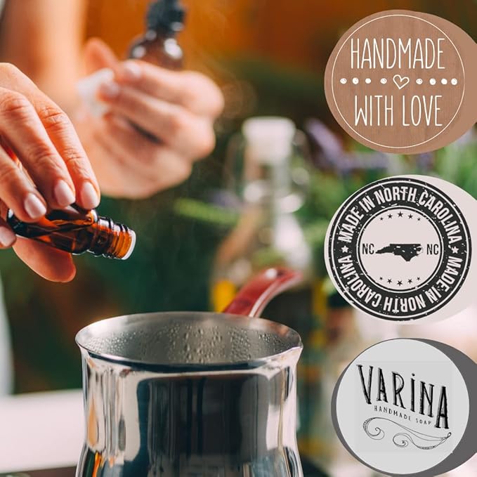 Patchouli Sandalwood Soap - Gentle Cleansing for Sensitive Skin, Earthy Scents - 3 Pack Handmade Soap