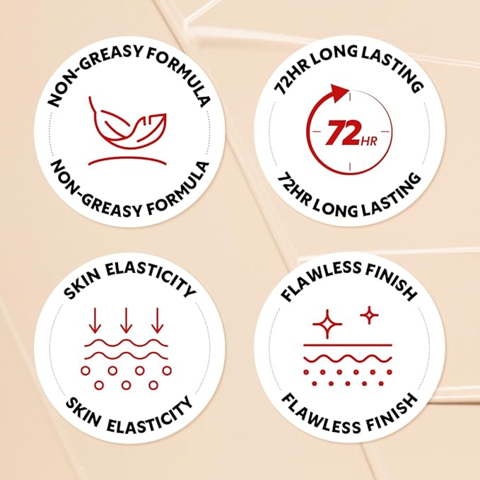 TIRTIR Mask Fit Red Cushion Foundation | Full coverage, Weightless, Skin fit, Satin Glow Finish, Korean Makeup BB Foundation, beauty, Tattoo cover up, Buildable (#21W Natural Ivory, 0.63 Fl Oz)