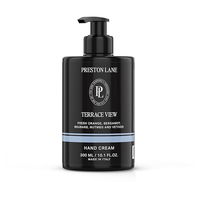 Preston Lane The Hand Cream, Non-Greasy Moisturizer, Nourishing, Essential Oils & Hyaluronic Acid
