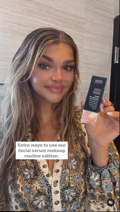 Silver Biotics Anti-aging Colloidal Nano-Silver Facial Serum Gel | Great For Blemishes, Scars & More All Natural Face Care | 20 PPM Silversol + 2% Hyaluronic Acid | 1 fl oz