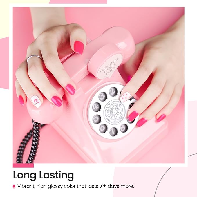 10ml Nude Pink Nail Polish Set 6 Colors Brown Red Purple All Seasons Neutral Color Quick Dry Nail Polish Set for Women Salon DIY Nail Art