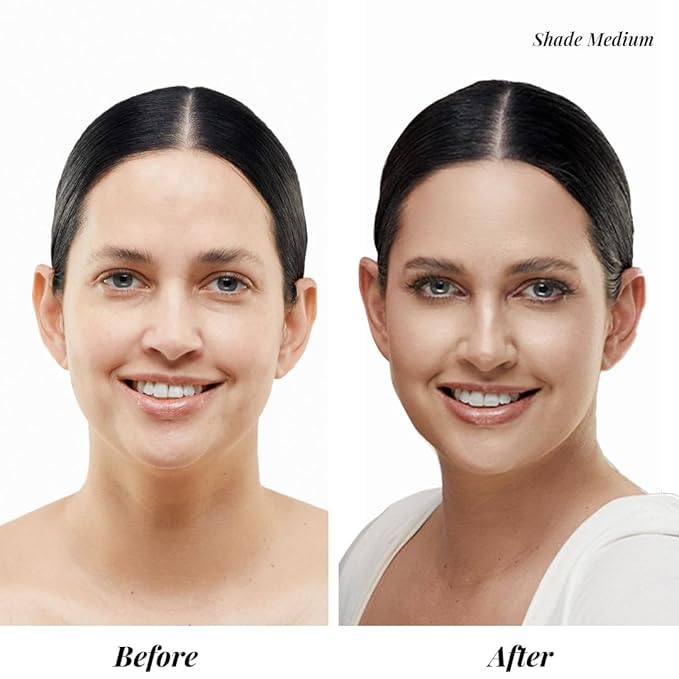 Magic Minerals by Jerome Alexander Jumbo Size Mineral Powder Foundation with Color Correctors, Antioxidant Skincare Formula (Dark)