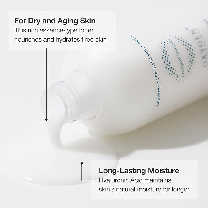 OxygenCeuticals Nutrient Toner – Essence-Type Hydrating Toner for Dry Skin, Deep Moisture & Nourishing Care with Sodium Hyaluronate, Portulaca & Allantoin Extracts. 10 fl.oz (300ml)