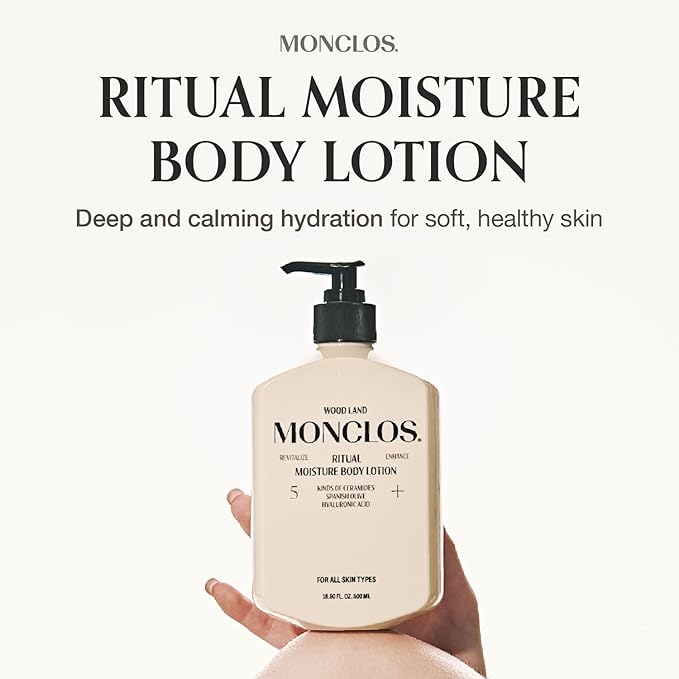 Ritual Moisture Body Lotion (16.9 fl oz) - Hydrating pH-Balanced Body Moisturizer with Olive Oil, Squalane, and 5-Complex Hyaluronic Acid for Smooth and Comfortable Skin