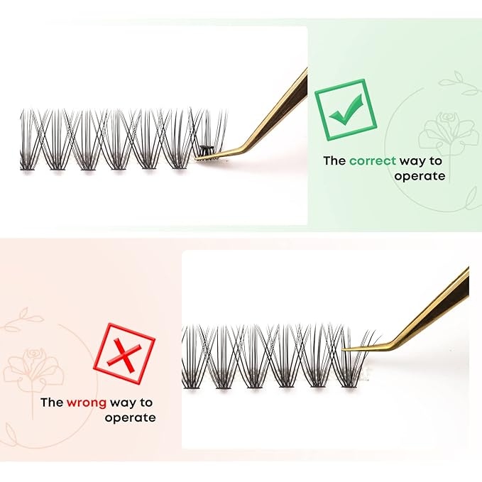 20D Lash Clusters, Individual Lashes, 240 Pcs 20D Individual Lash Extensions, Volume Soft Lightweight Reusable DIY Eyelash Extensions, Thickness 0.07mm C Curl False Eyelashes 10/11/12/13/14mm