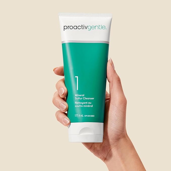 Proactiv Clean Mineral Acne Cleanser- Sulfur Acne Treatment Face Wash for Sensitive Skin- Gentle Daily Acne Cream Facial Cleanser with Soothing Chamomile- 6oz