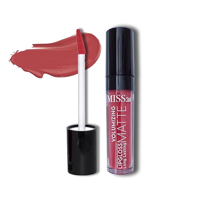 16-Hour Volumizing Matte Liquid Lipstick with Non-Drying, Waterproof Matte Liquid Lip Color: 110 Wild Raspberry, 0.14 Fl Oz