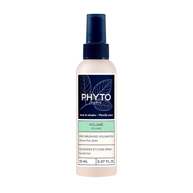PHYTO VOLUME Volumizing Blow Dry Spray, Instant Volume, No Stiffness, Heat Protection, For Fine Hair, Thin Hair, Silicone Free, 5.07 fl. oz