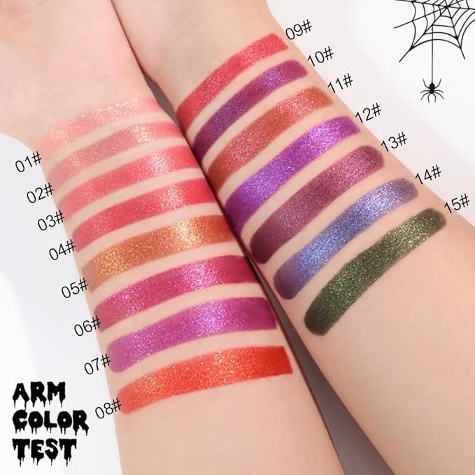 Dark Wine Red Metallic Lipstick for Women,Lightweight Non-Drying Shimmer Frosted Lipsticks,Glitter Lip Gloss Stain Long Lasting Waterproof No Smudge Proof No Transfer 12 Hour,Cruelty-Free Makeup