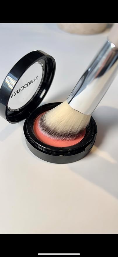 Sandstone Scandinavia Soft Collection Makeup Brush - Professional Premium Blush brush for applying and blending blush. Ultra soft bristles. Vegan Makeup brush for all skin types