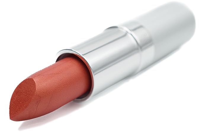 Orange Sunset Shimmering Red Orange Metallic Frosted Lipstick Color Moisturizing Paraben Free, No Animal Testing & Cruelty Free Lip Makeup Color