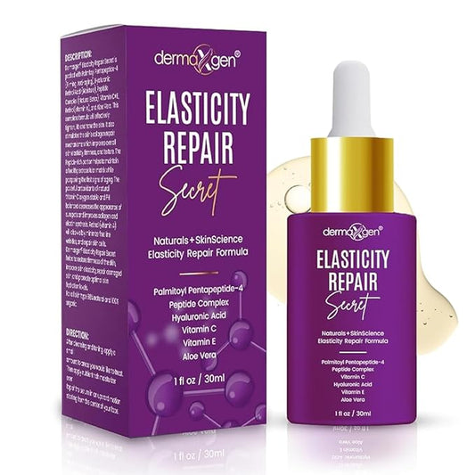 Elasticity Repair Serum, MATRIXYL 3000 - PURE ORGANIC Powerful Triple Combination Serum/Anti-Aging, Facial AGED Wrinkles Serum (1 FL OZ)