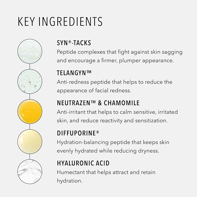 Hydropeptide Soothing Serum, Moisturizing & Anti-Aging Peptide Facial Serum, 1 Ounce