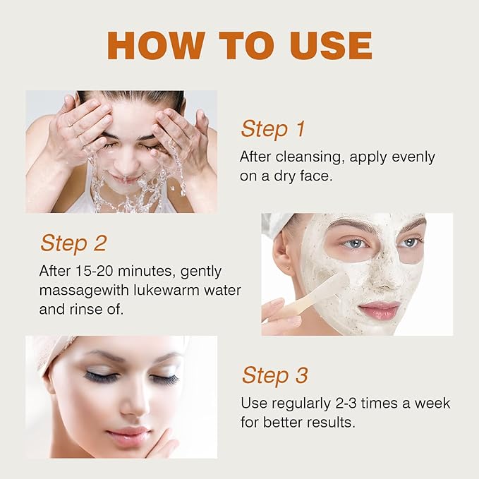 IREV Face Masks Skincare, Rice And Honey Glow Mask, Rice Masks For Face, Hydrating Face Masks For Women, Moisturizing Skincare, Gentle Clay Mask For Dry Sensitive Skin 150g